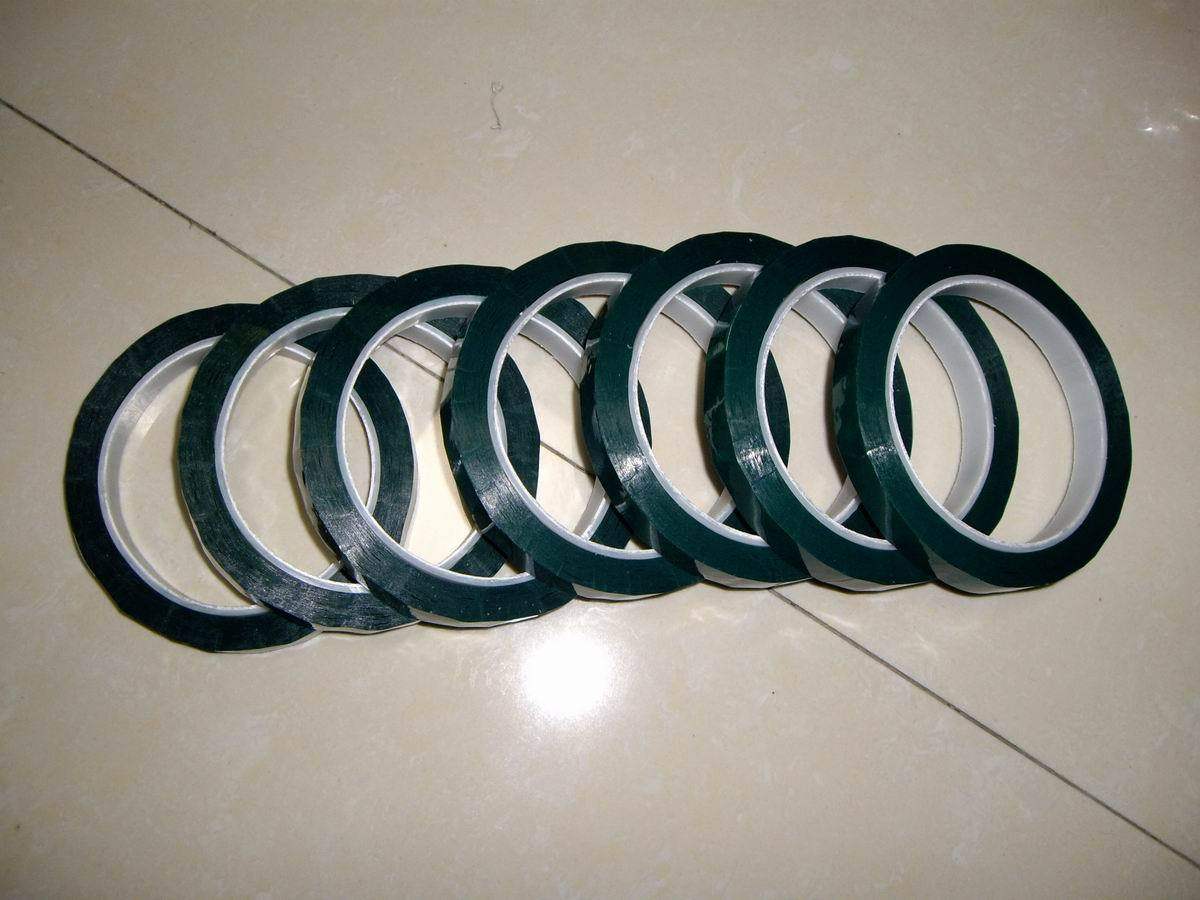 12mm Transformers with pressure-sensitive adhesive tapes with green tape 50 m One roll width 12 mm Mara tape