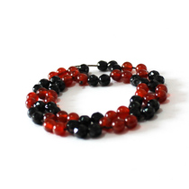 Natural agate red black red agate mix and match Lady bracelet ladies jewelry women birthday gift bracelet