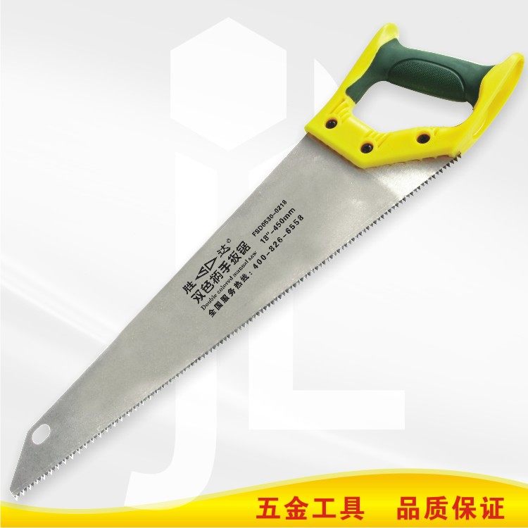 Shengda Tool Bicolor Handle Hand Chainsaw Woodwork Saw Manual Steel Saw Manual Saw Manual Saw Clip Back Saw