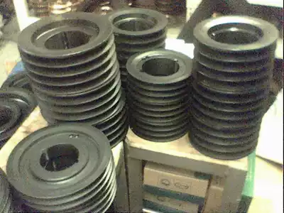 Synchronous pulley triangle pulley belt reel SPZ SPA SPB with cone sleeve belt reel