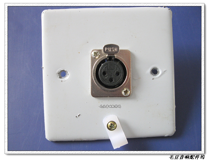 LQ2410 86 type panel stainless steel wire drawing type microphone stage light signal wiring board KTV Furnishing board