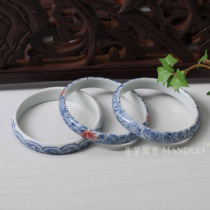 Fashionable and personalized cultural jewelry Avant-garde personalized fashion bracelets Chinese cultural blue and white ceramic bracelets