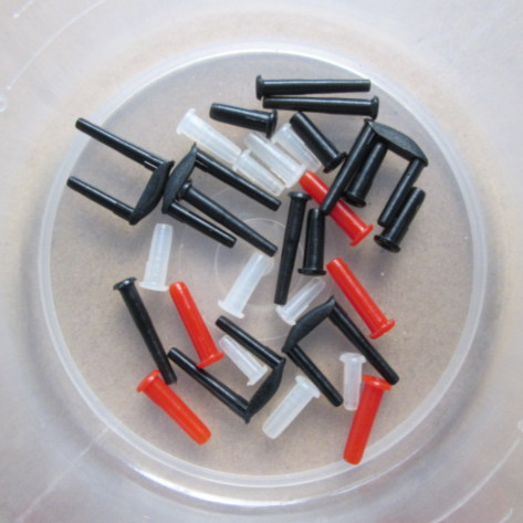 Thickened badminton racket wire protection tube wire protection nail wire protection sleeve double nail rubber single and double nail Taiwan N12