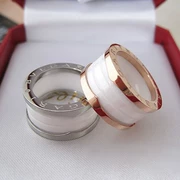 Thời trang cổ điển vòng gốm sứ Hàn Quốc 18K màu vàng titan cặp vợ chồng nhẫn cưới Nhẫn chỉ số nhẫn ngón tay cung cấp đặc biệt