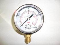 Techor semi-rigid seismic pressure gauge BE64 0-160Bar G1 4
