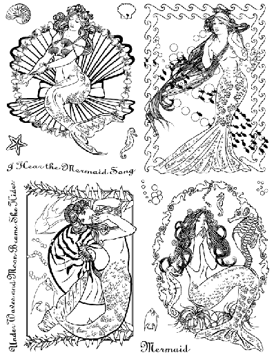 SUNDAY INTL EZ Stamp *stamp: FS139 Mermaid