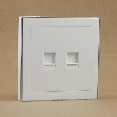 Lianfeng switch correlative crown 86 series telephone computer socket 86 type telephone computer socket 86 type plus network plug
