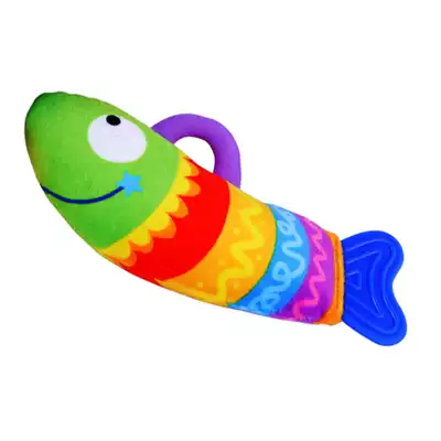 LALABABY LALABABY BOOK LALABABY PLAY BABY HAND grab RATTLE RINGING TOY RAINBOW FISH tooth fixing device