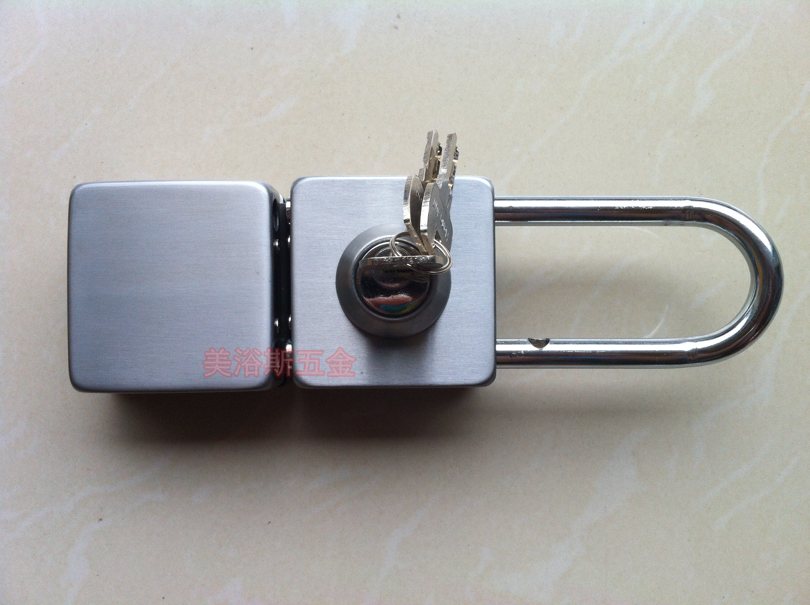 Glass Door Lock Double Door Single Open Glass Door Lock Stainless Steel Glass Lock Stainless Steel Glass Door Lock Square Inserted Rod Lock