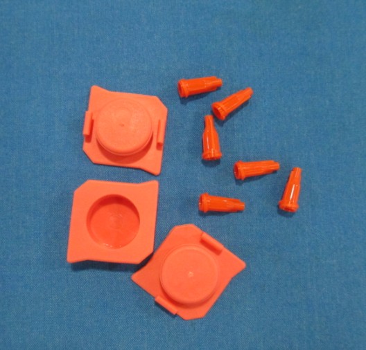 Point gum syringe Back cover Choke Plug Orange Rear Cover Plus Resistance Flow Stopper