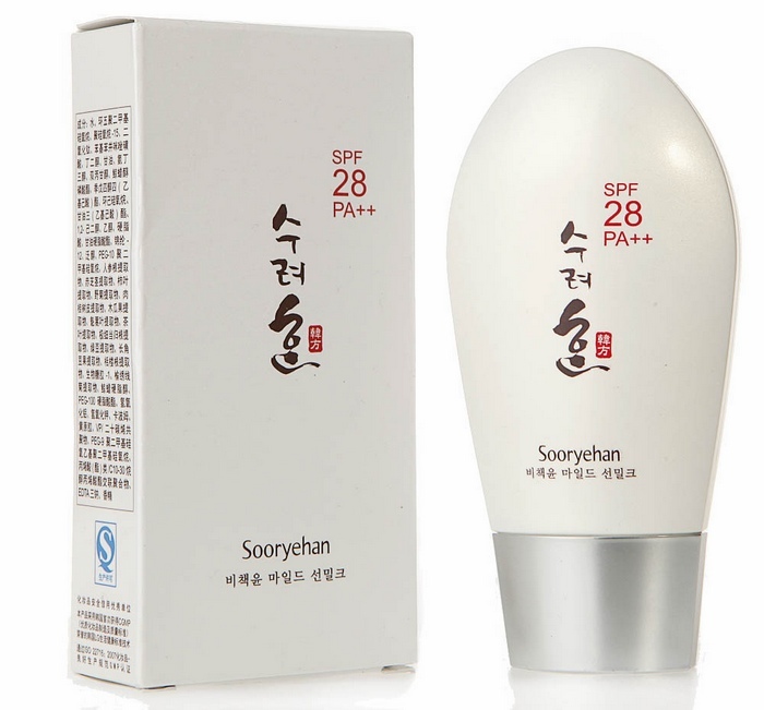 包邮蝶妆秀雅韩秘策润温和清润防晒乳SPF28 PA++防晒霜