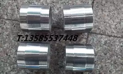 316L stainless steel outer wire round outer wire joint inner joint double head pipe outer wire outer thread round pipe wire