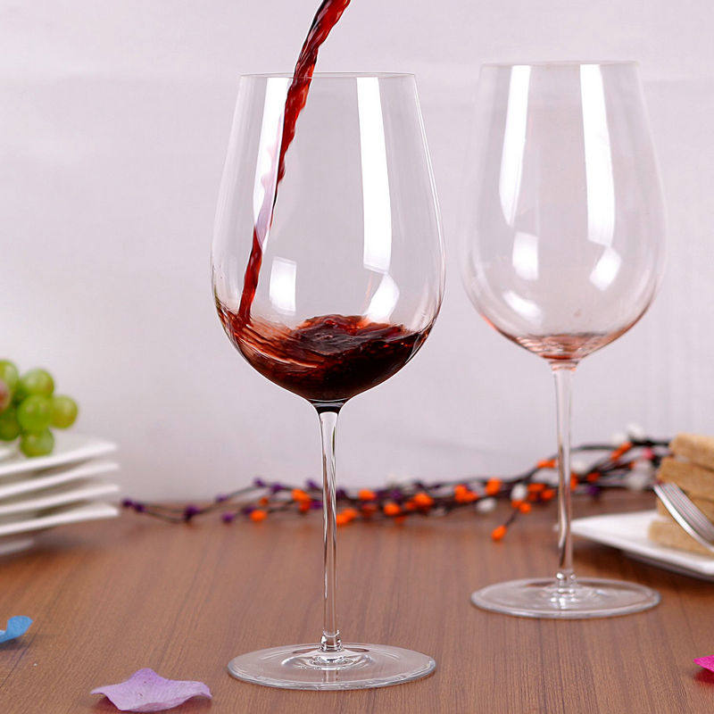 Single loaded German import kronner crystal red wine glass wine glass high foot cup 1000ml handmade red wine glass