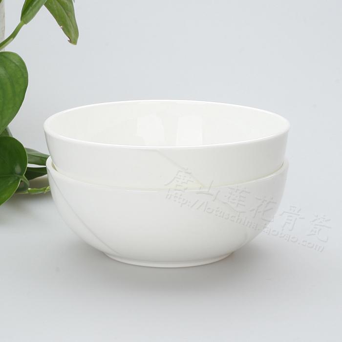 5 5 Inch Bowl Bone China White Petal Bowl Bone China Porcelain Thickened Soup Bowl Ceramic Noodles Bowl Large Capacity Vegetable Bowl
