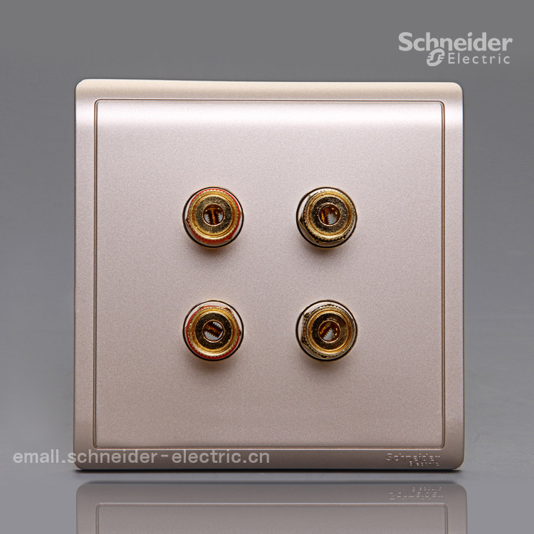 Schneider Pieno Fengshan (intoxicant gold) Double-linked sound box connecting seat