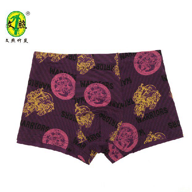 Wen Photos Bamboo Charcoal Bamboo Pulp Fiber Underpants Bamboo Fiber Men's Four Corners Pants Breathable and Soft and Shuang One