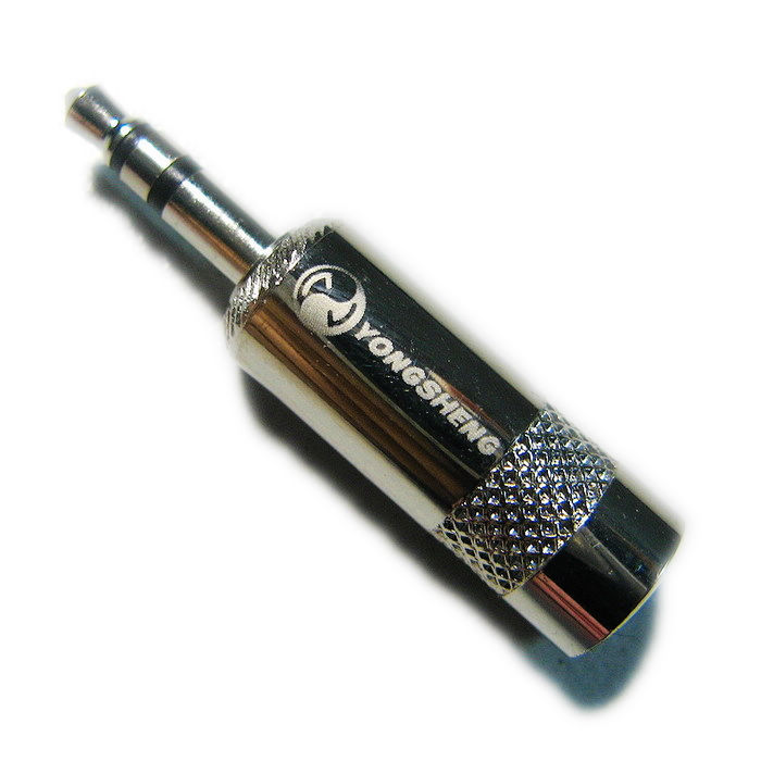 Yongsheng 3 5mm stereo headphone connector Audio welding head 6mm tail diameter welding head quality very good