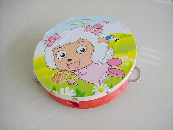 Wave Instruments Bell Drum Percussion Instrument 6 Inch Leather Bells Drum Children Bell Drummer Hand Beat Drum Bell Drum Dance Hot Pin Recommendation