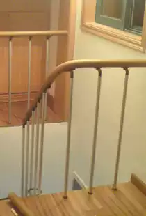 European style Italian vertical rod 22 small rod round tube column Stair column guardrail Stair accessories