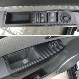 Apply Chevrolet Coruz Carbon fiber Interior sticker door Armrest Lifting Table Forming Car Post Retrofit Sticker