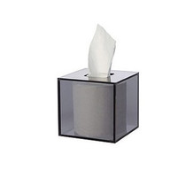 Acrylic tissue box Transparent fashion square pumping tissue tube Tissue cover simple