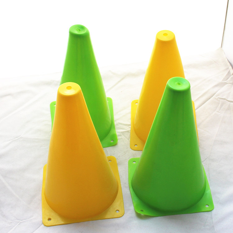 Football sign barrel marker taper trail barrier training cone 23 cm mark barrel obstacle