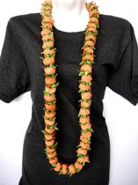 Hawaiian Grass Skirt Dance Performance Beach Flower Ring Props Hawaiian Hula Flower Lei