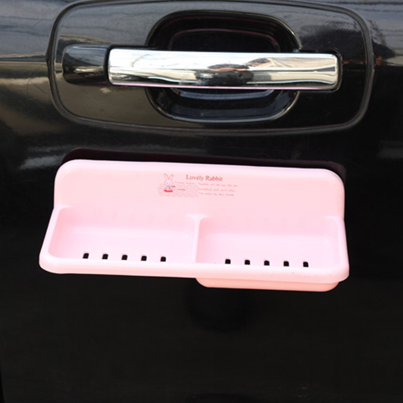 4 hollow asphalt creative saucer plastic double plastic punch free soap box pink soap box sucker