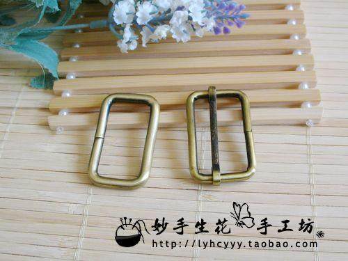 Bag Accessories Ancient Sweep Color Iron Wire Day Buttoned Square Buckle Pull Core Bag With Adjustment 2CM 2 5CM 3 2CM 3 8CM
