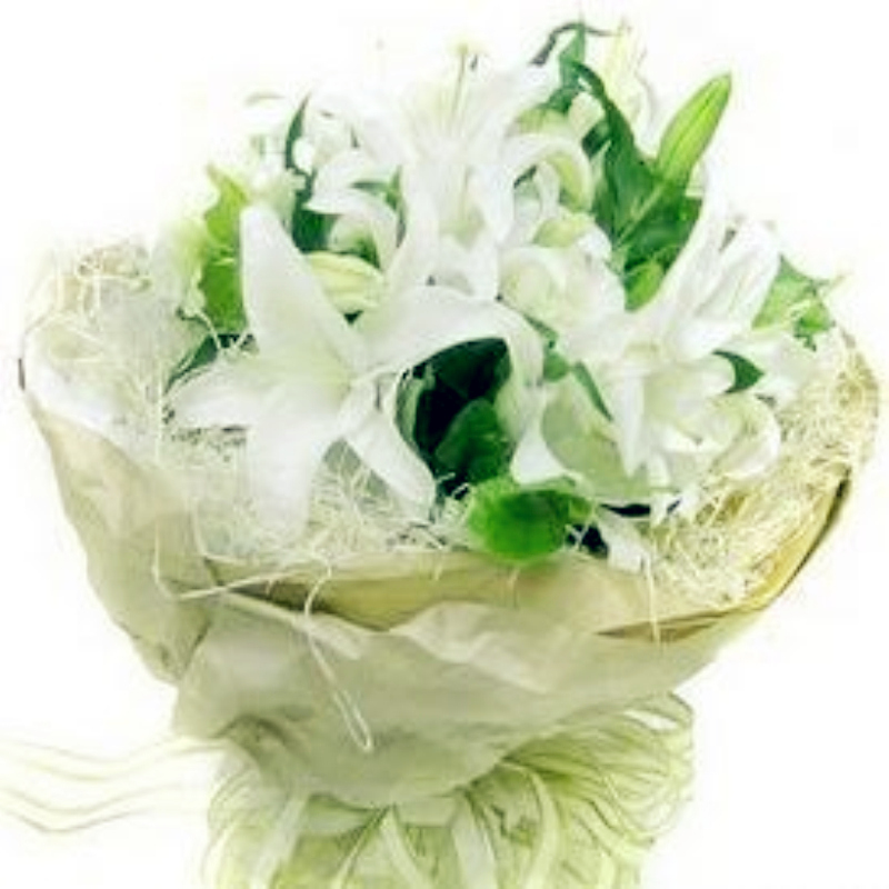 崇文大兴奉化香水百合花束北京同城鲜花速递商务客户领导长辈订花
