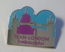 London 2012 Olympic Games Badge Volunteer Badge London Bridge Badge