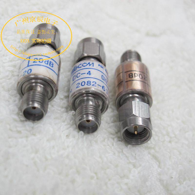 M A-COM 2082-6174-20 4GHz 20dB 1W SMA Radio Frequency coaxial fixed decay attenuator