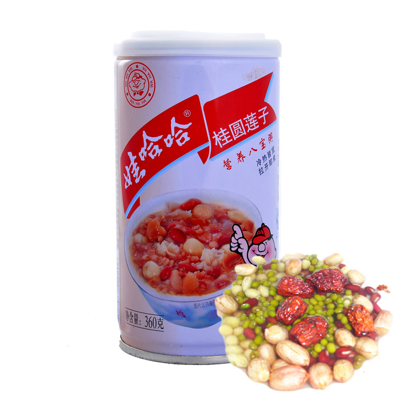 【天猫超市】 娃哈哈桂圆莲子八宝粥360g/罐 代餐粥 速食粥