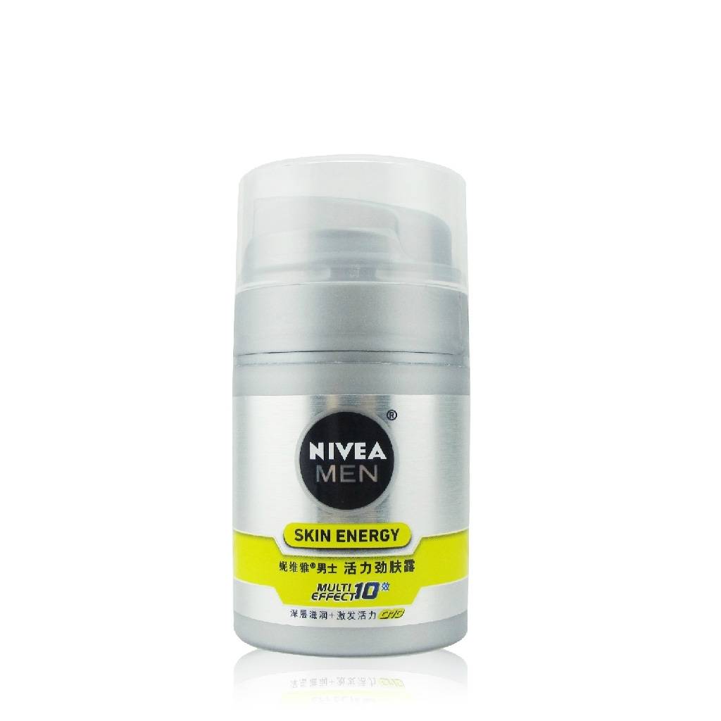 NIVEA妮维雅男士活力劲肤露50ml  醒肤补水保湿