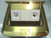 (physical store diamond seller) fine art pop-up modular copper ground plug (network telephone socket)