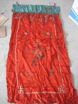 Exquise broderie ancienne en soie pure faite à la main de la république de Chine grands rideaux de porte rideaux de berline fleurs quatre saisons photo 1