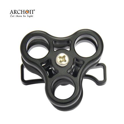 Austrian pupil ARCHON Z11 three-hole butterfly clip clamp clip lamp arm clip lamp arm ball clip diving equipment