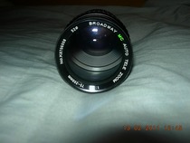 Japanese original Broadway 80 --- 200 mmf4 5 constant aperture metal lens (Konica mount