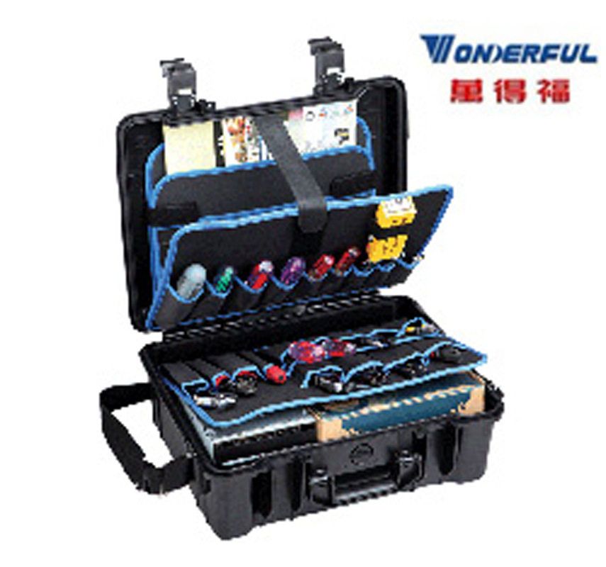 ten thousand blessed TC-4618 spacer box waterproof toolbox instrument box equipment Multi-file bag toolbox