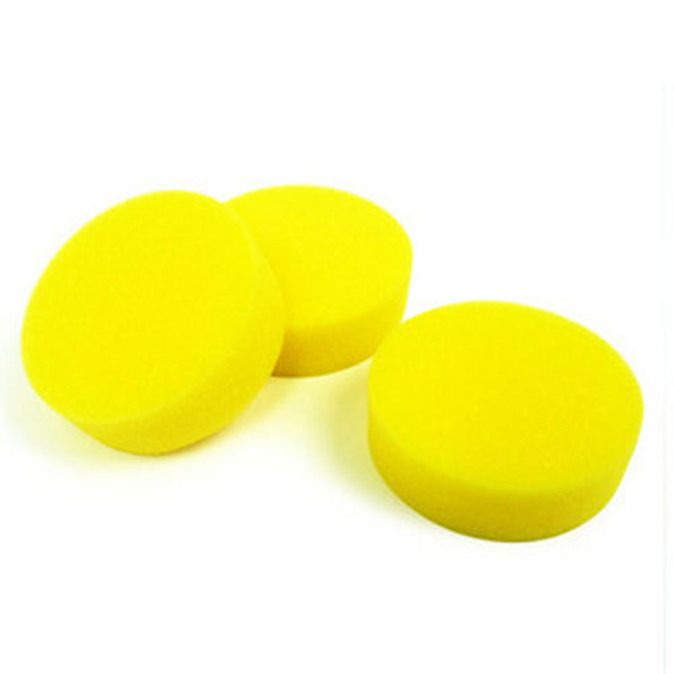 Waxing Polished Sponge Washes Sponges Waxed Sponge Round Clean Sponge Car Waxed Sponge DIY