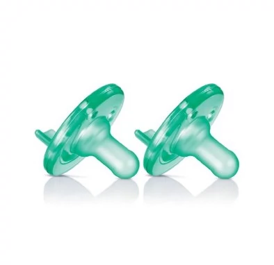 Núm vú giả hoàn toàn bằng silicon của Mỹ Philips Avent Soothie 3m + SCF192 / 05 danh sách chia - Các mục tương đối Pacifier / Pacificer