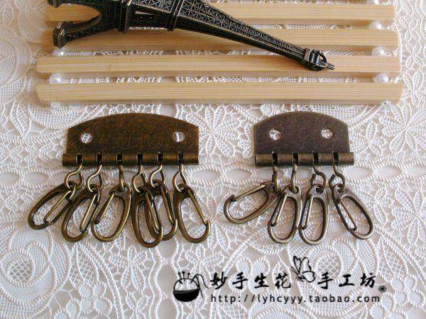 Ancient sweep of antique bronze color upscale key row 4 hooks 6 hooks to send rivets