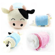 Creative gift cute cow tissue towel box