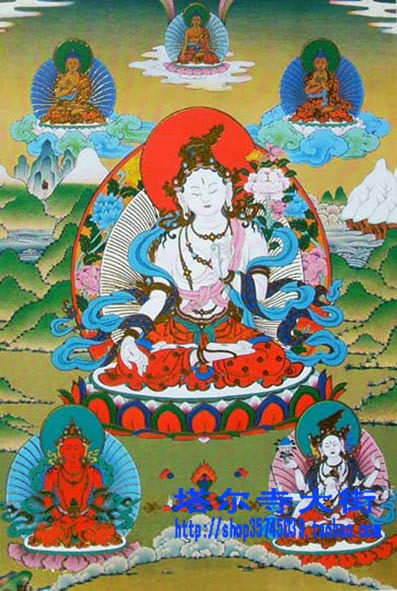 Bronzing White Tara Thangka total height 36 total width upper width 20 lower width 28 core height 15 width 10 5 cm