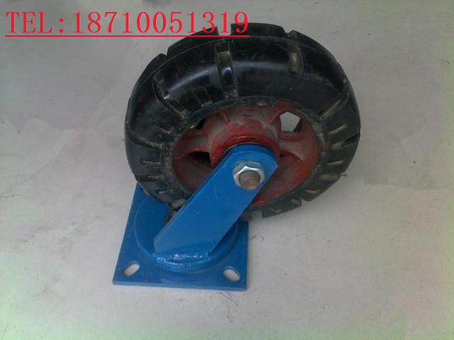 Castors universal wheel load king 10 inch rubber wheel wheel diameter 250mm load 1 ton mute wheel