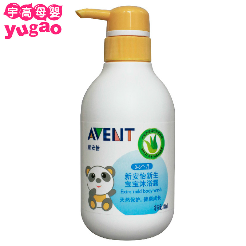 飞利浦新安怡婴儿宝宝沐浴露婴儿沐浴乳0-6个月 380ml SCF981/03