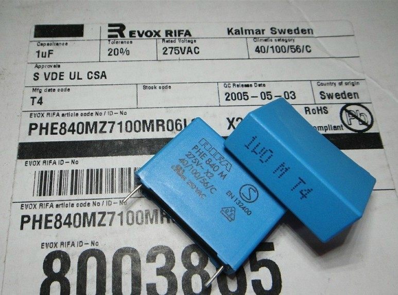 SWEDISH EVOX RIFA FORCE PHE840 M Series 250V-275VAC FILM CAPACITIVE (full series)