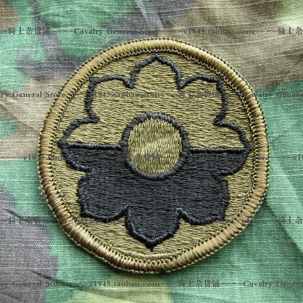 Vietnam War American Gongfu Original Article 9 Infantry Division Green arm Chapter M65 Agan Zheng Chuanzheng Combat Suit