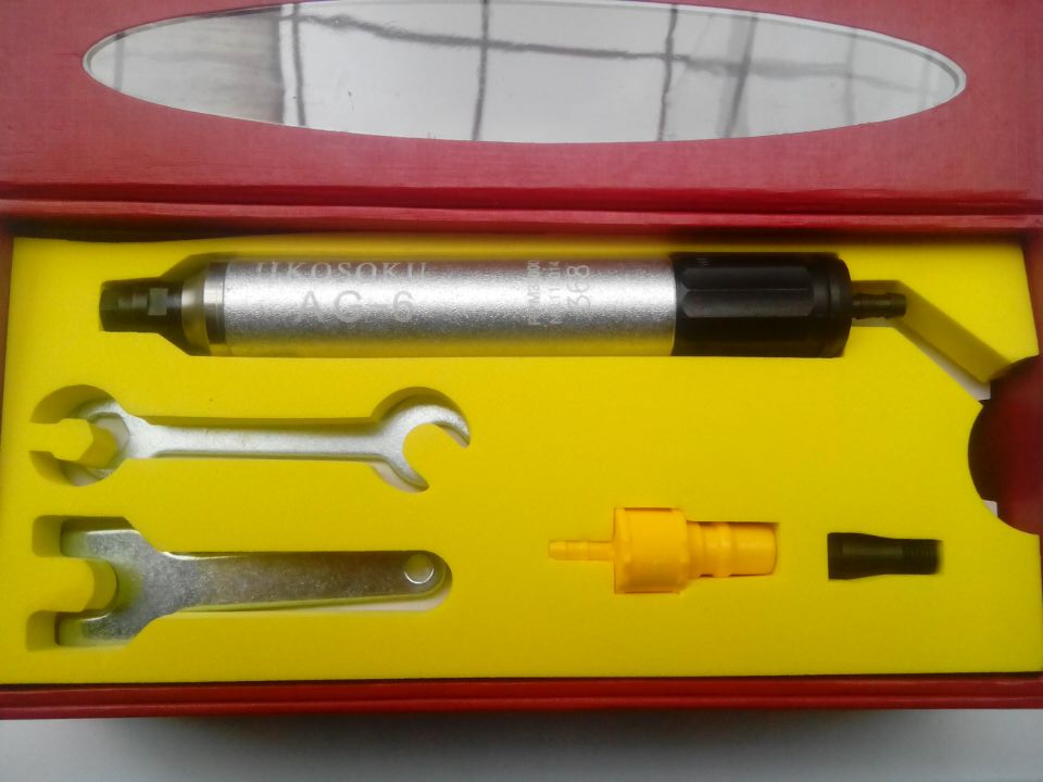 Taiwan USHIO Yixin AG-6 high-power pneumatic engraving grinding pen grinding pen grinding machine trimming and polishing