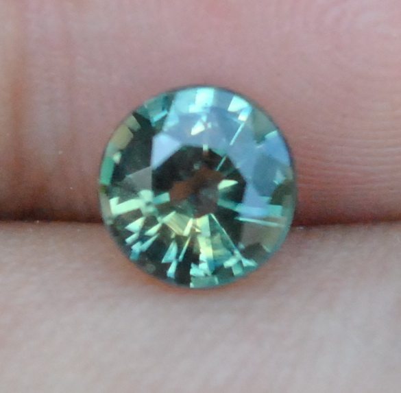 High quality natural sapphire naked stone good fire color ring LJ1719 special price